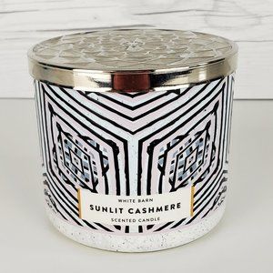 Sunlit Cashmere 3 Wick Bath and Body Works Candle